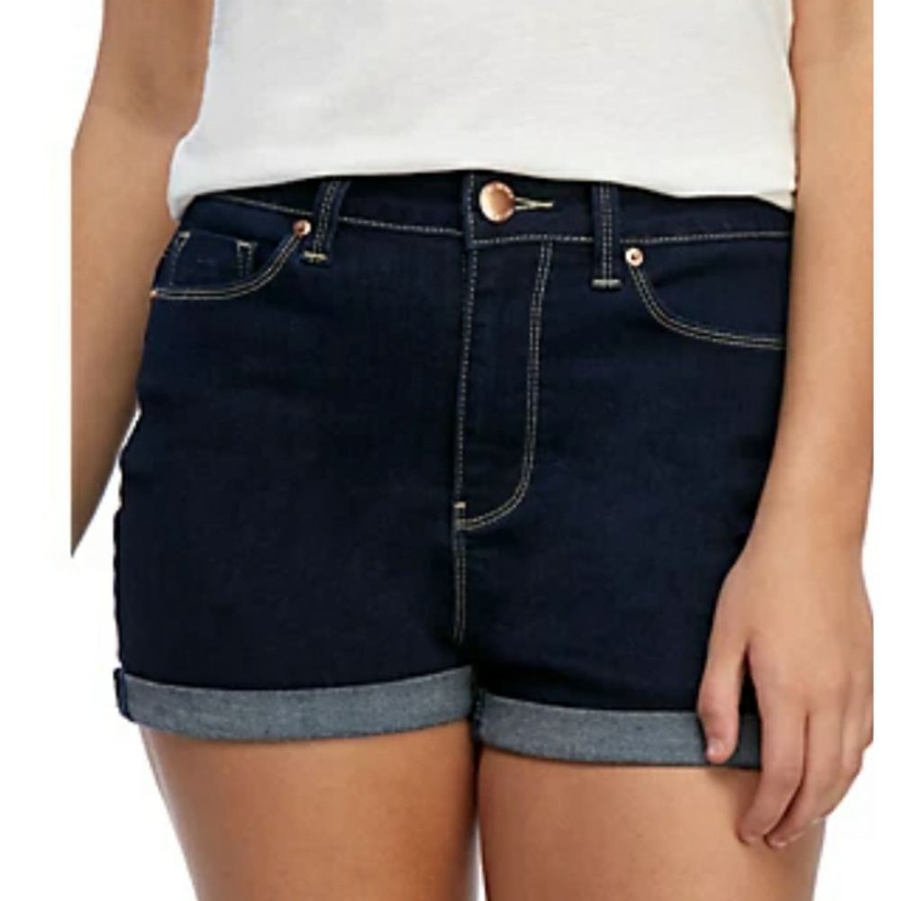 - - YMI DARK RINSED DENIM SHORTS. NWOT